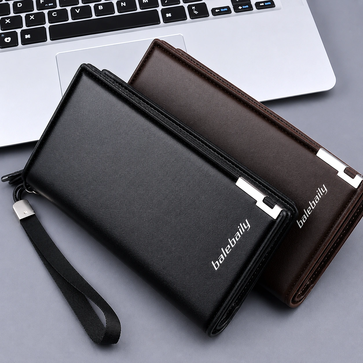Bale baily Premium PU Leather Long Wallet for Men & Women