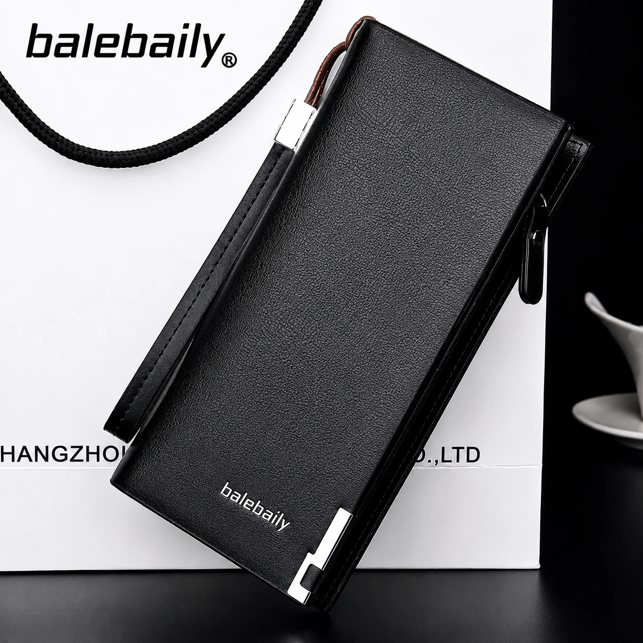 Bale baily Premium PU Leather Long Wallet for Men & Women