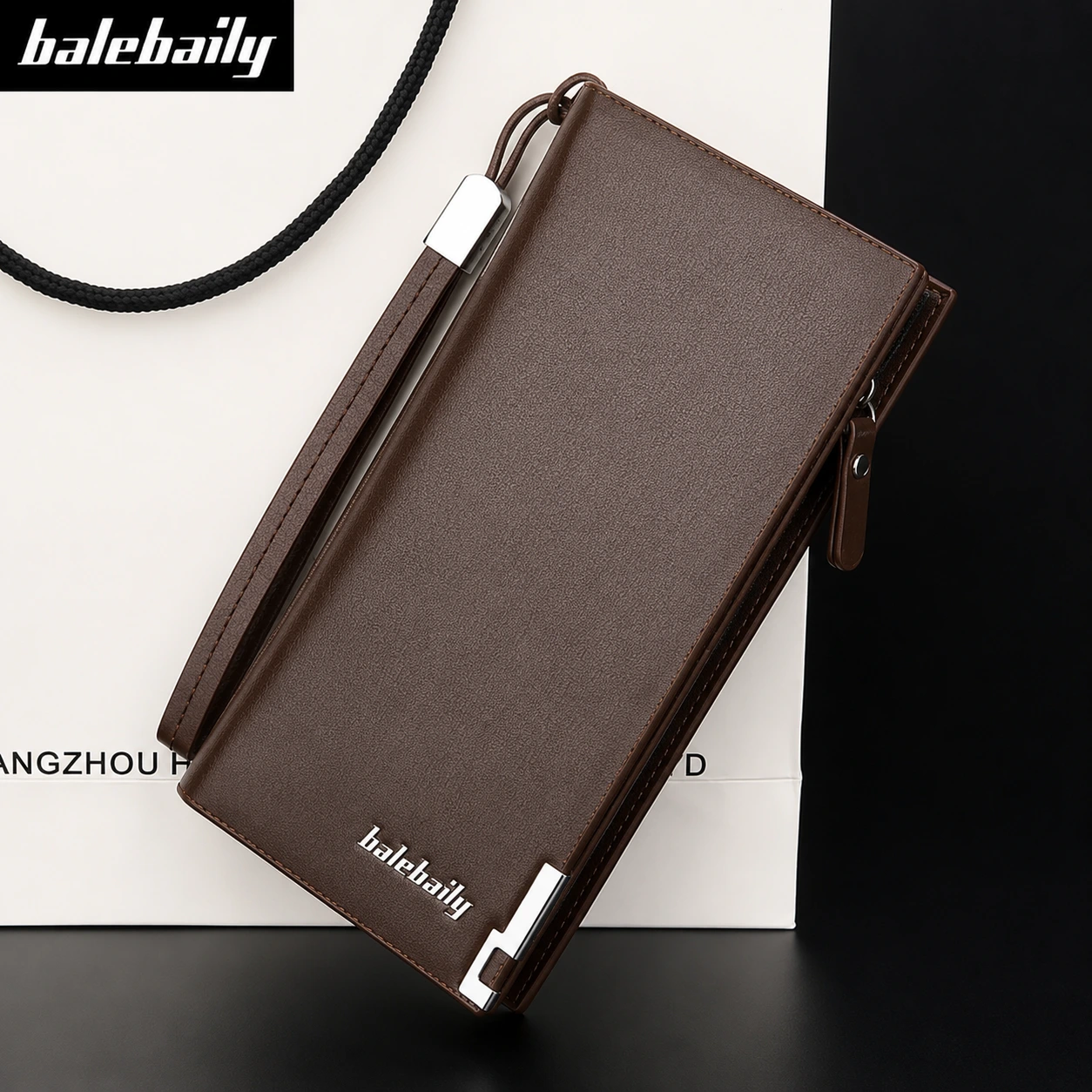 Bale baily Premium PU Leather Long Wallet for Men & Women