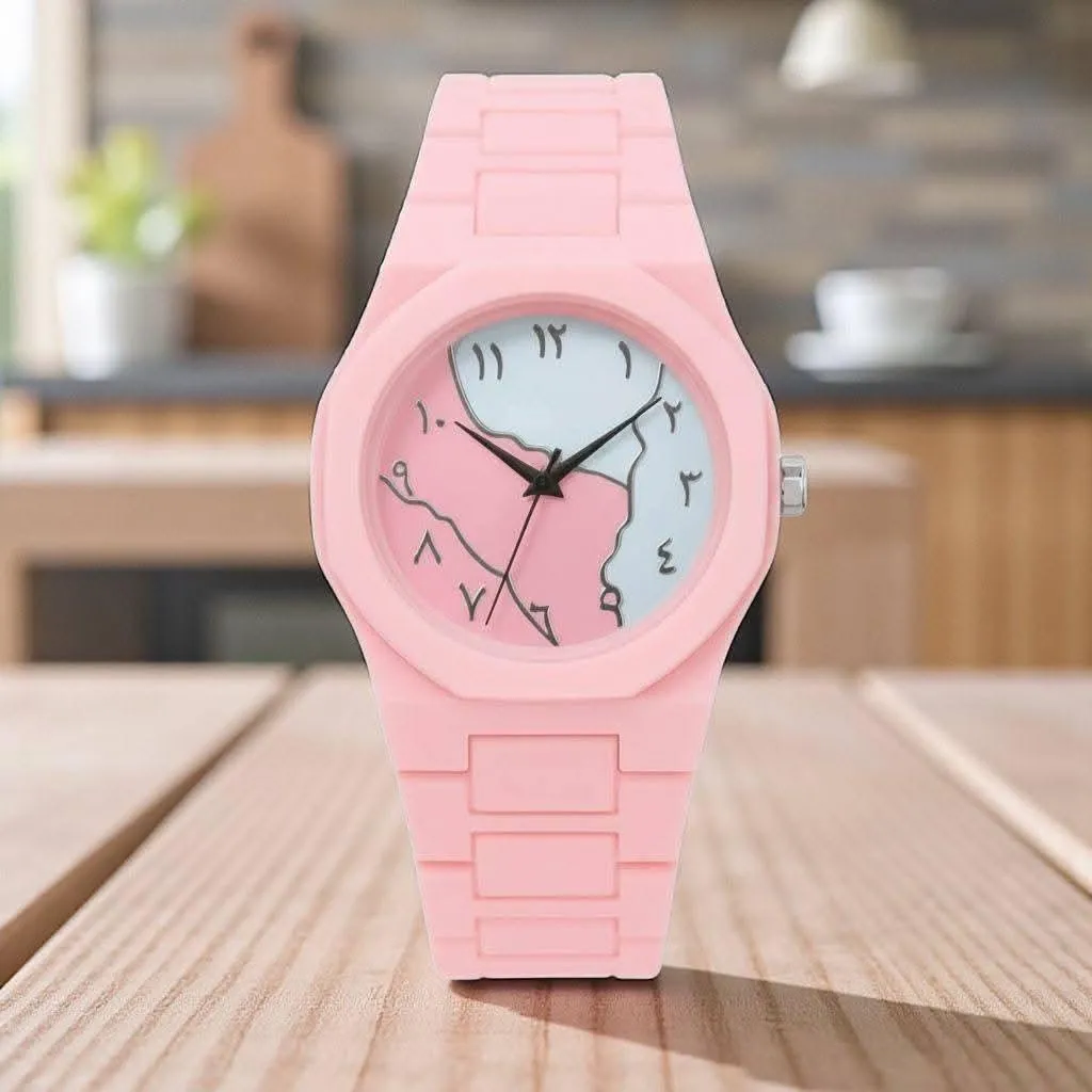 Elegant Pink Aura Watch