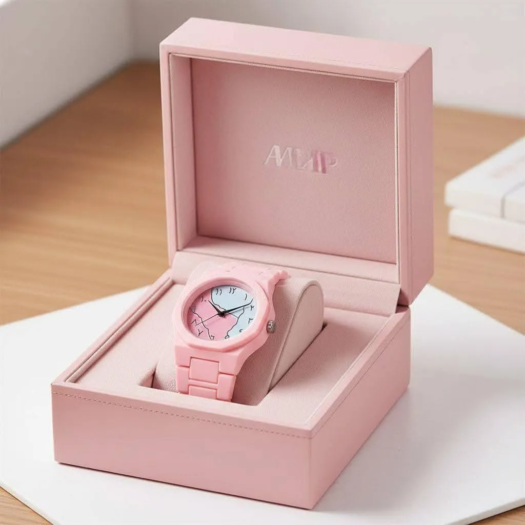 Elegant Pink Aura Watch