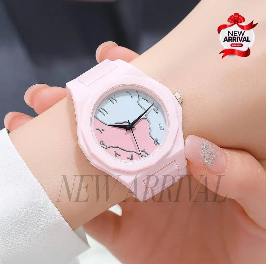 Elegant Pink Aura Watch