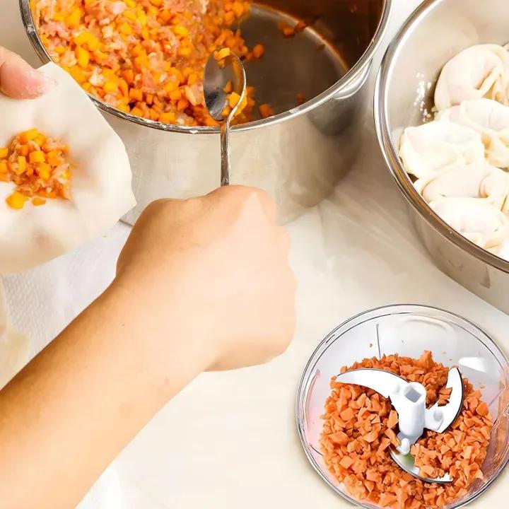 Spin Chopper 300Ml ABS Plastic Multicolor Kitchen Essential