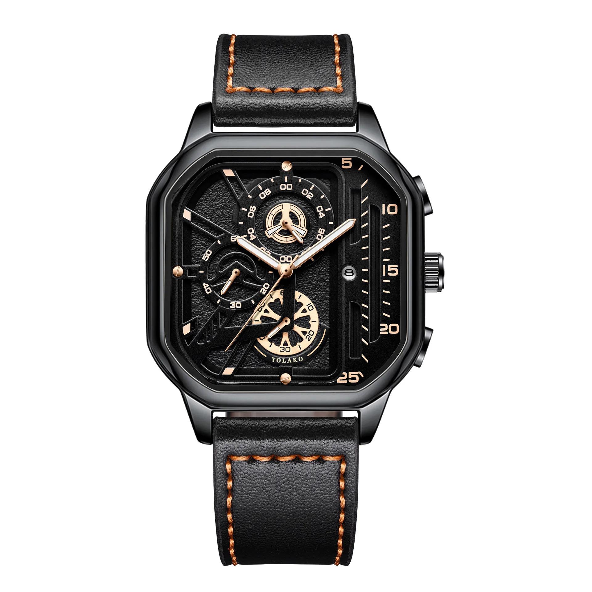 Trendy Alloy Men's Belt Watch – Casual Quartz Style